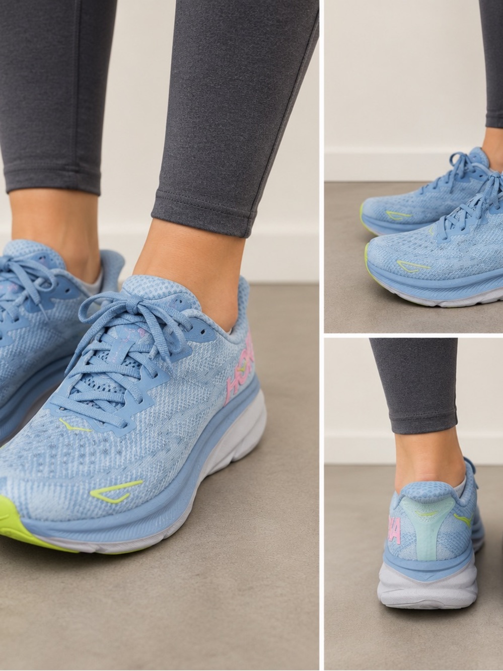 Hoka Women's Light Blue Running size 7 Shoes - Lightweight Comfort